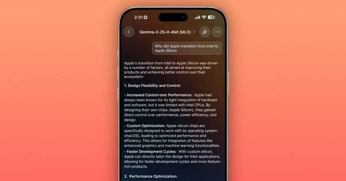 صورة مميزة: Indie App Spotlight يتيح لك AnywAIR اللعب مع نماذج الذكاء الاصطناعي المحلية على جهاز iPhone ال بك