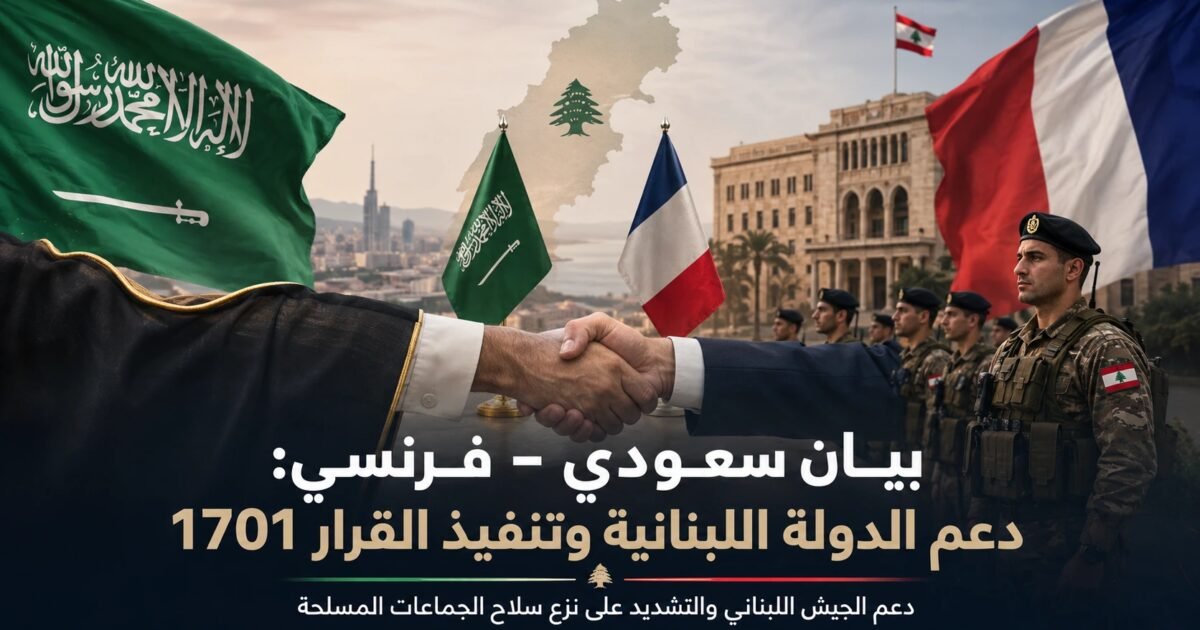 صورة مميزة: بيان مشترك: دعم القوات المسلحة اللبنانية وبسط سيادة الدولة