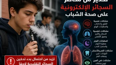مخاطر السجائر الإلكترونية تشمل القلق والاكتئاب واضطرابات النوم