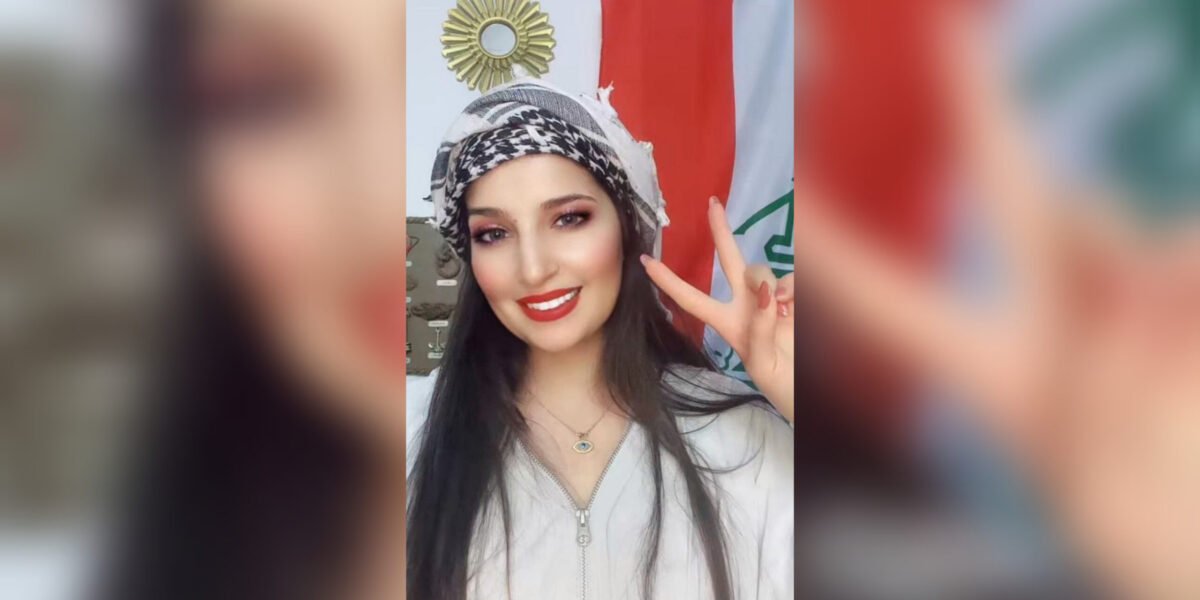 أنا فلسطينية وعندك الباقي تحلق باليدي سارة للأعالي .